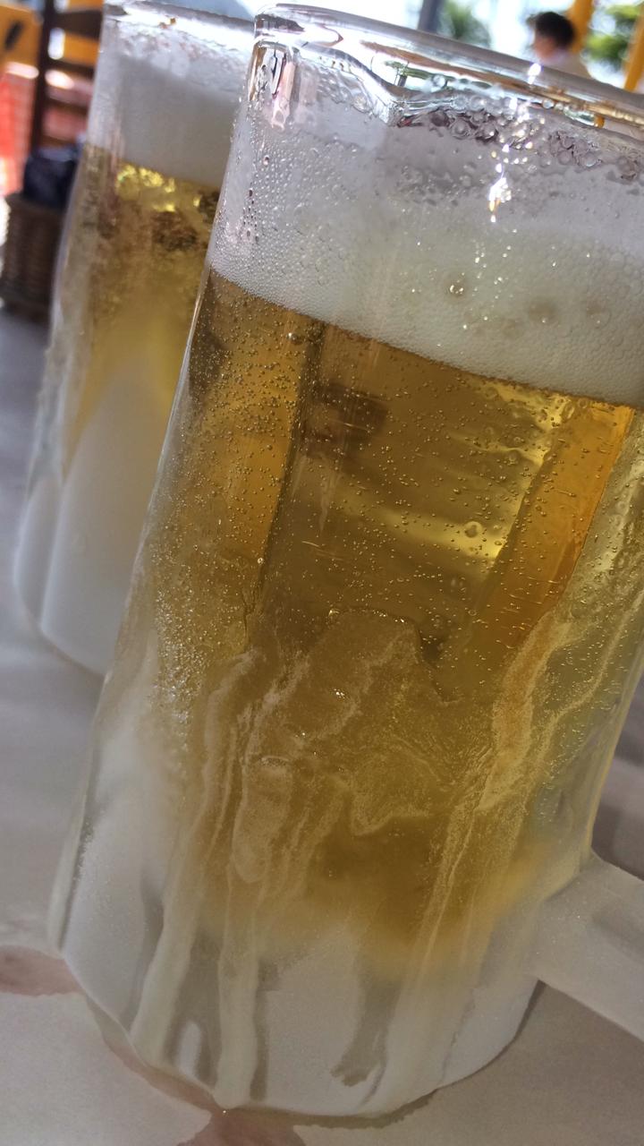 Chopp gelado no Mercenários Beer